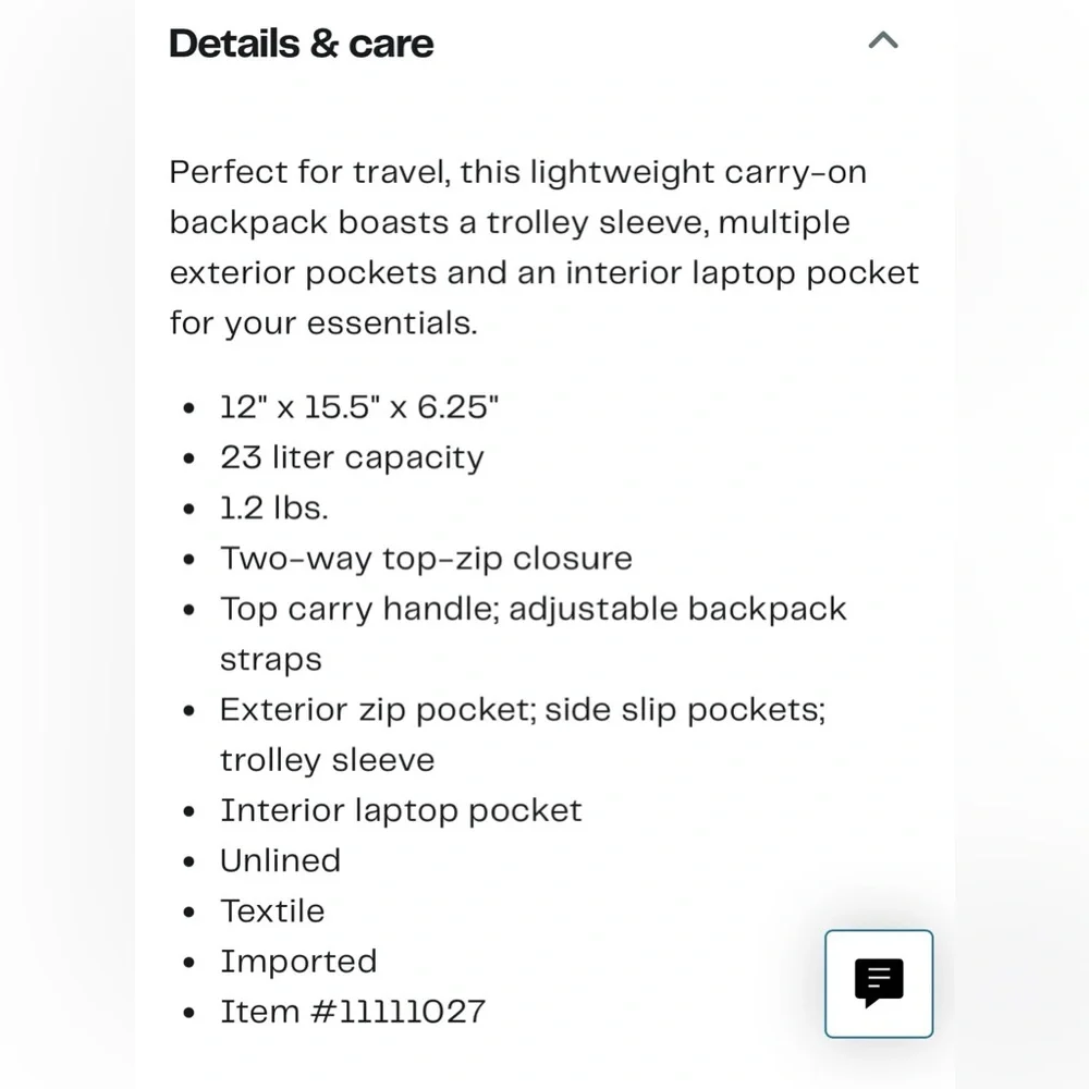 Beis The Beisics Backpack, olive green, NWOT - Picture 11 of 11